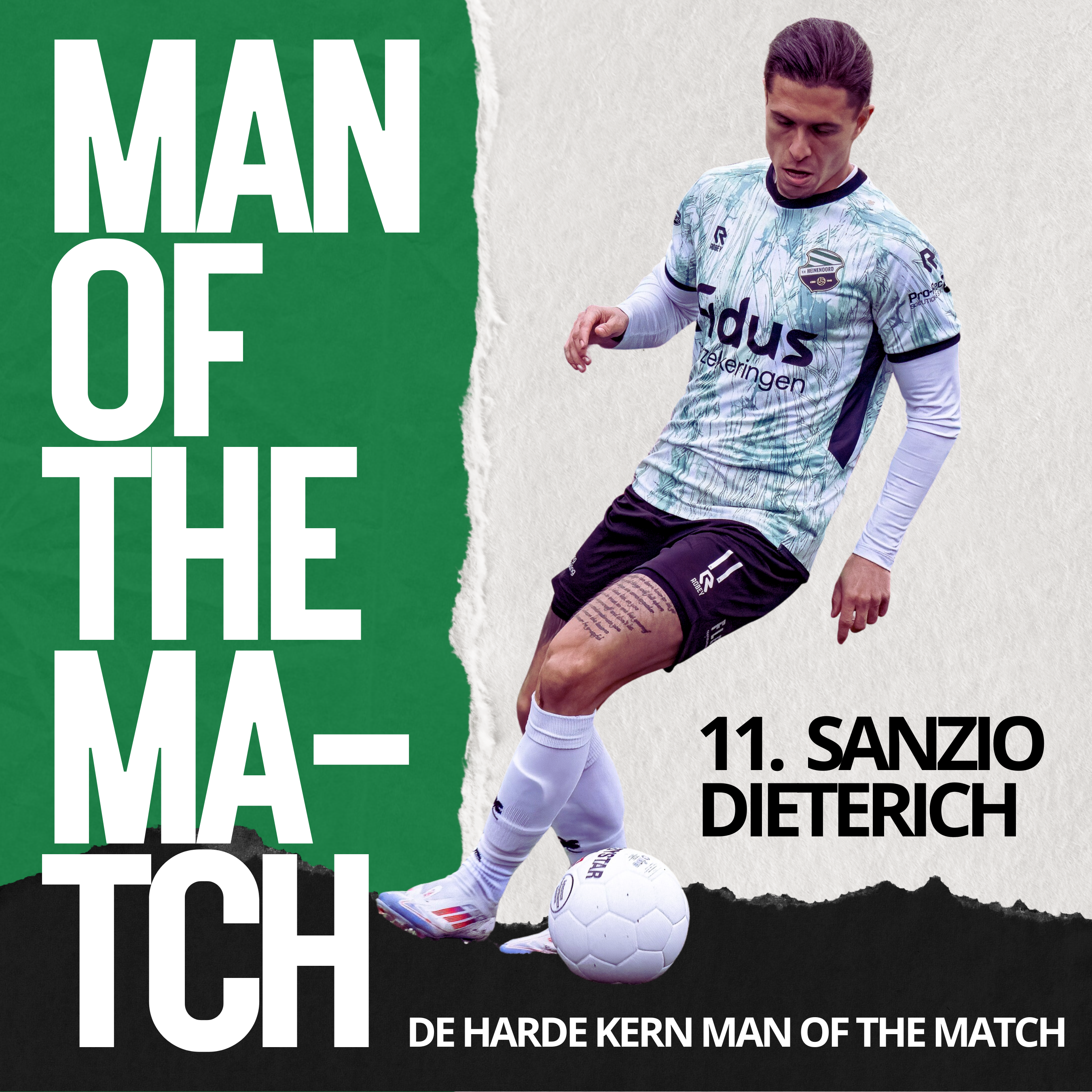 sanzio MAN OF THE MATCH